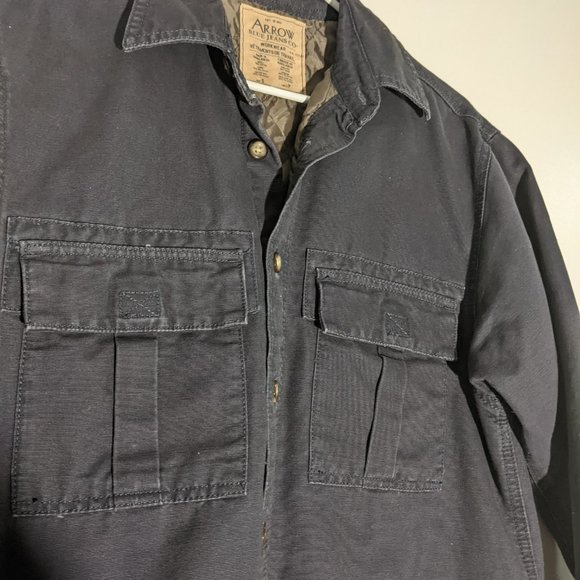 NWT Arrow Blue Jeans Co. Workwear Insulated Jacket Blue Size Small - Picture 5 of 7